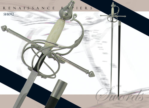 foto Bone Handled Swept Hilt Rapier
